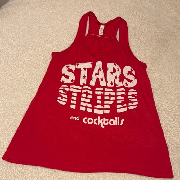 Red Graphic Tank Top - Picture 1 of 1